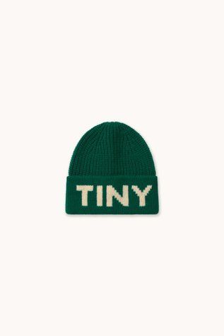 Шапка Tinycottons &ldquo;TINY&rdquo;, зелений AW26-141-M24 фото