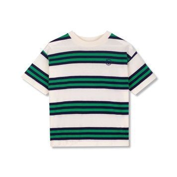 Футболка Wynken "Triple Stripe", молочний/зелений/синій WK20J25SS26 фото