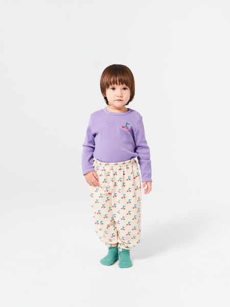 Лонгслів Bobo Choses Baby "Cherry", бузковий B224AB019 фото
