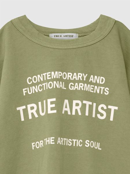 Футболка True Artist n&ordm;01 "Sage", оливковий T126MA004SS26 фото