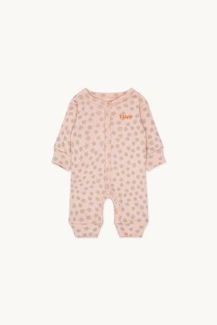 Боді-комбінезон Tinycottons &ldquo;DAISIES", світло-рожевий AW24-040 фото