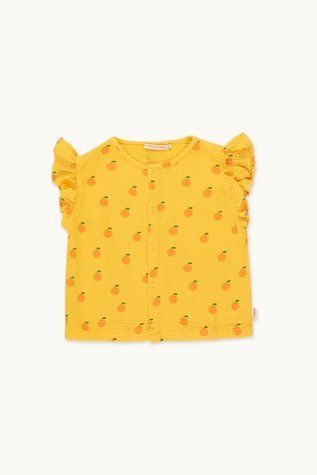 Блузка Tinycottons "ORANGES", жовтий 22-184 фото