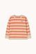 Лонгслів Tinycottons "RETRO STRIPES", сірий/червоний AW26-368- J08 фото 1