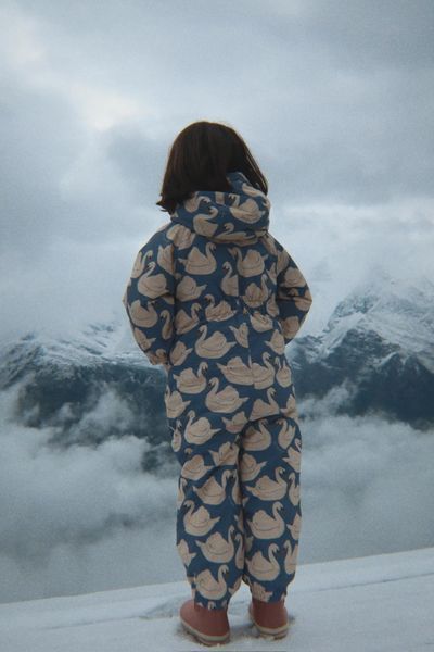 Комбінезон Konges Slojd NOHR "SWAN", блакитний/білий KS105750aw26 фото