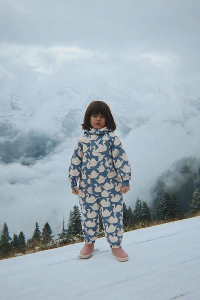 Комбінезон Konges Slojd NOHR "SWAN", блакитний/білий KS105750aw26 фото
