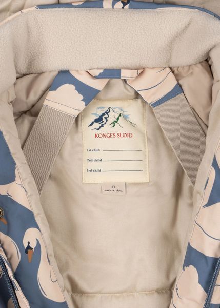 Комбінезон Konges Slojd NOHR "SWAN", блакитний/білий KS105750aw26 фото