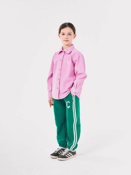 Спортивні штани Bobo Choses "B.C Shadow stripes", зелений 3553867 фото