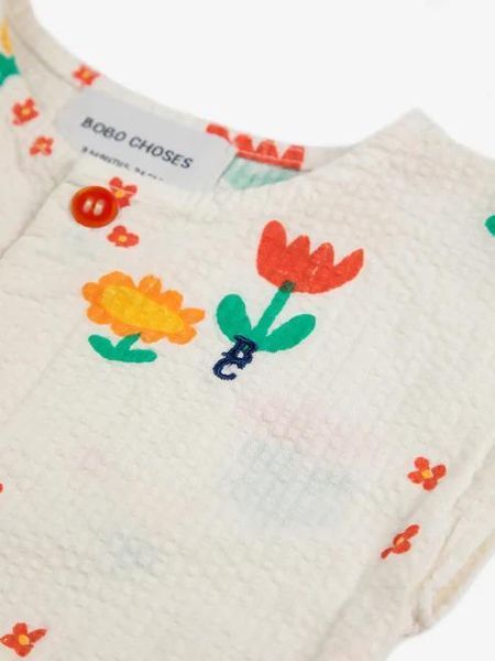 Комбінезон Bobo Choses "Garden Party", білий B125AB110 фото