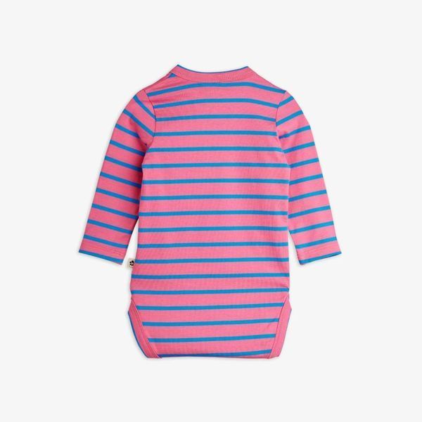 Боді MINI RODINI "Stripe", рожевий 26240107281 фото