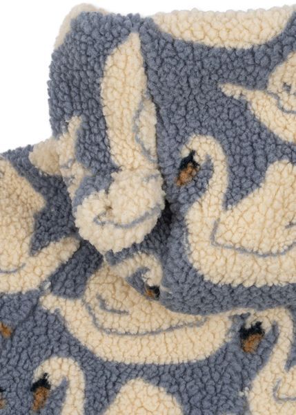 Флісовий комбінезон Konges Slojd JODY TEDDY "SWAN", блакитний/білий KS105722aw26 фото
