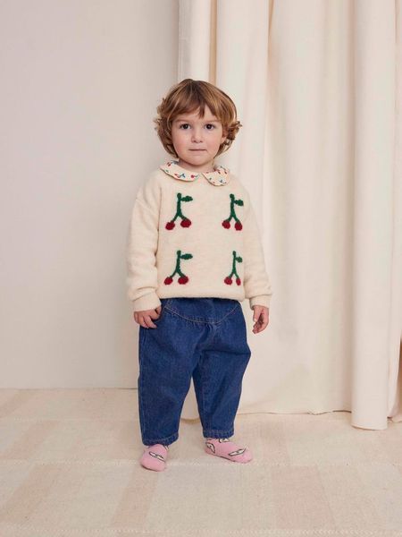 Светр Bobo Choses "Cherry", білий B224AB091101 фото