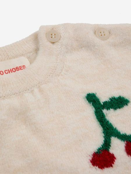 Светр Bobo Choses "Cherry", білий B224AB091101 фото