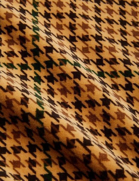Світшот MINI RODINI "Dog houndstooth", коричневий 2472011213 фото