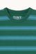 Лонгслів Tinycottons "RETRO STRIPES", зелений/блакитний AW26-368- M24 фото 3