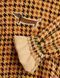 Світшот MINI RODINI "Dog houndstooth", коричневий 2472011213 фото 3
