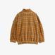 Світшот MINI RODINI "Dog houndstooth", коричневий 2472011213 фото 2