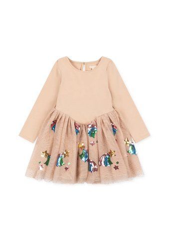 Сукня Konges Slojd YVONNE BALLERINA "RAINBOW STAR", рожевий KS106331aw26 фото