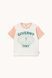 Футболка Tinycottons "Giverny", білий/рожевий SS26-0416 фото 1