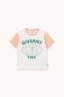 Футболка Tinycottons "Giverny", білий/рожевий SS26-0416 фото 1