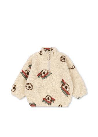 Флісова куртка Konges Slojd JODY TEDDY "KICK IT", молочний KS1060471aw26 фото