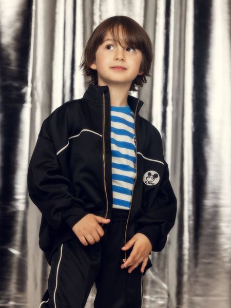 Спортивна куртка MINI RODINI "Ritzratz", чорний 2622011099SS26 фото