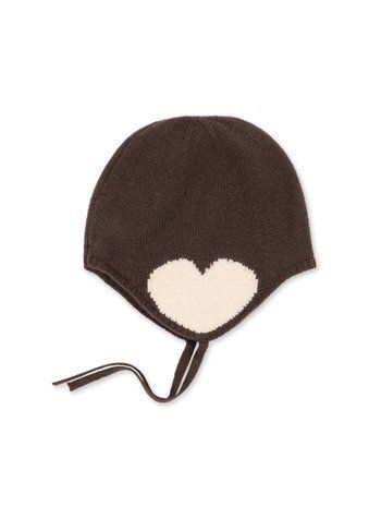 Шапка Konges Slojd COLLETTE HELMET "CHOCOLATE BROWN", коричневий KS102014aw26 фото