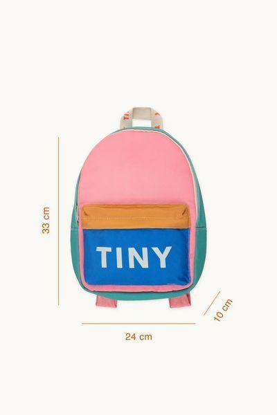 Рюкзак Tinycottons &ldquo;COLOR BLOCK&rdquo;, рожевий/блакитний AW24-344 фото