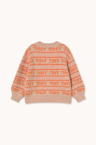 Светр Tinycottons "TINY", рожевий/помаранчевий AW25-122 фото