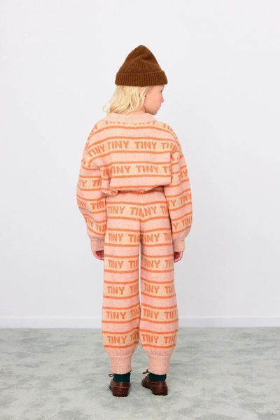 Светр Tinycottons "TINY", рожевий/помаранчевий AW25-122 фото