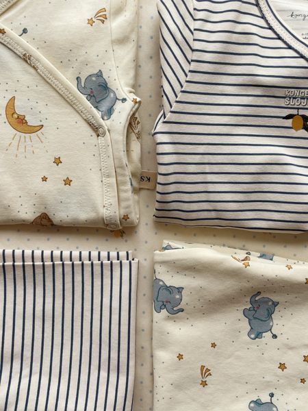 Боді-комбінезон Konges Slojd BASIC "CUCCIOLO", молочний KS105898aw26 фото