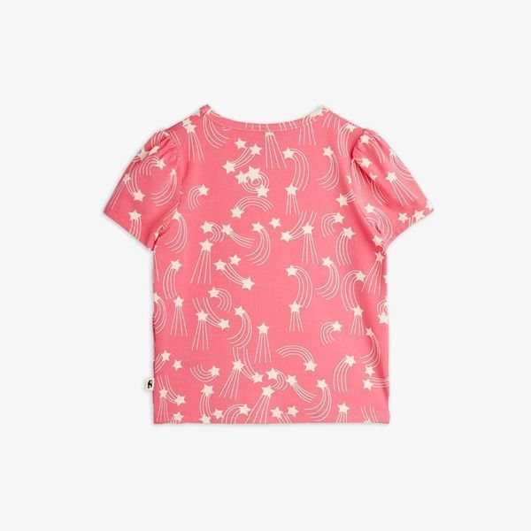 Футболка MINI RODINI "Starfall", рожевий 2622014928SS26 фото