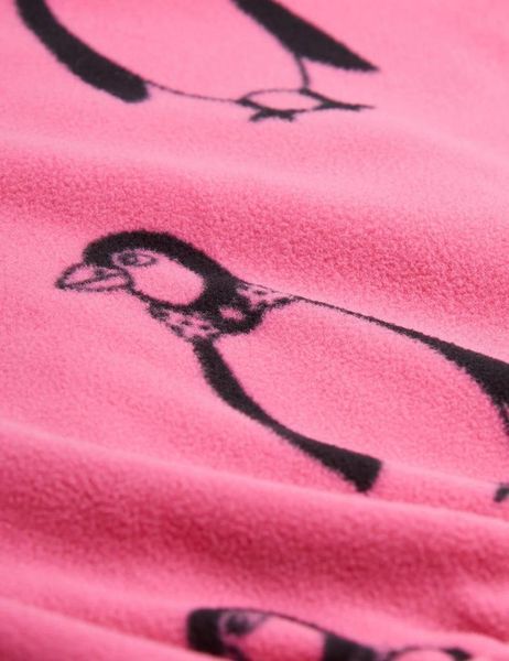 Флісові штани MINI RODINI "Penguin", рожевий 36057584 фото