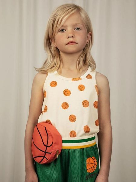 Поясна сумка Mini Rodini "BASKETBALL", помаранчевий 35574367 фото