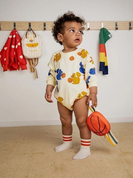 Поясна сумка Mini Rodini "BASKETBALL", помаранчевий 35574367 фото