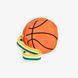 Поясна сумка Mini Rodini "BASKETBALL", помаранчевий 35574367 фото 1