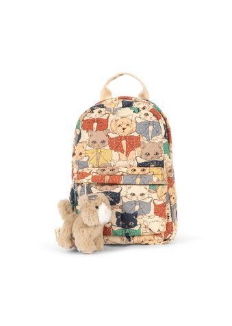 Рюкзак Konges Slojd JUNO MINI "LIKE CATS AND DOGS", різнокольоровий KS105728aw26 фото