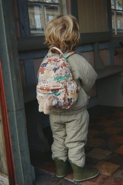 Рюкзак Konges Slojd JUNO MINI "LIKE CATS AND DOGS", різнокольоровий KS105728aw26 фото