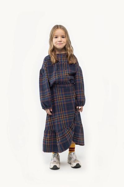 Блузка Tinycottons "FLANNEL", синій AW24-414 фото