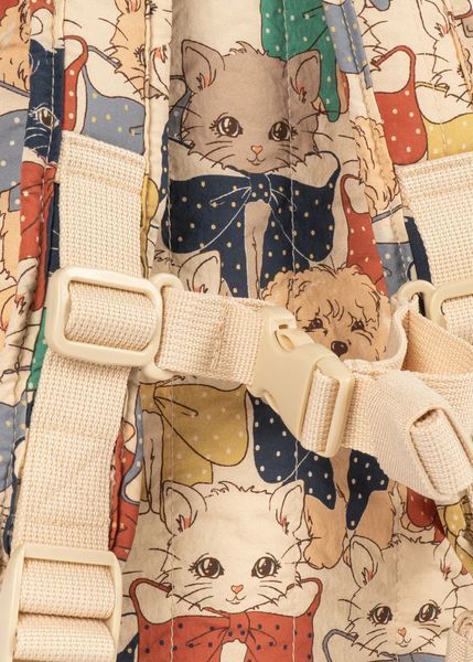 Рюкзак Konges Slojd JUNO MINI "LIKE CATS AND DOGS", різнокольоровий KS105728aw26 фото