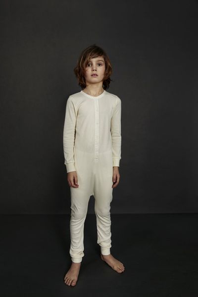 Піжамний комбінезон Gray Label "Sleep", кремовий 161729804_9-10 фото