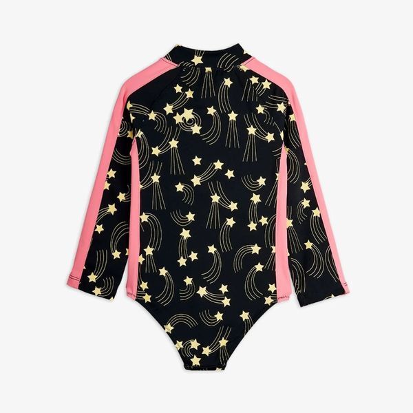 Купальник MINI RODINI "Starfall", чорний/рожевий 26280104992 фото