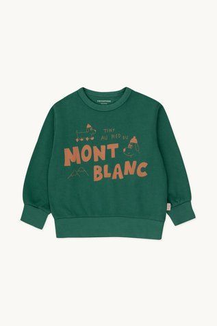 Світшот Tinycottons "MONT BLANC", зелений AW23-130 фото
