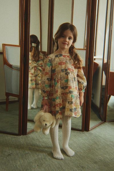 Сукня Konges Slojd ELIN "LIKE CATS AND DOGS", різнокольоровий KS105979aw26 фото