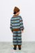 Штани Tinycottons "TINY", коричневий/синій AW25-123-1 фото 4