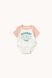 Боді Tinycottons &ldquo;Giverny", білий/рожевий SS26-053 фото 1