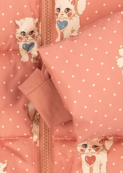 Куртка Konges Slojd NUKA "CIAO MIAO", рожевий KS105752aw26 фото