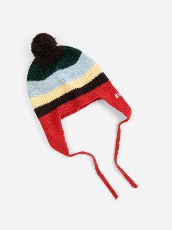 Шапка Bobo Choses "Striped", різнокольоровий B226AH041-aw27 фото