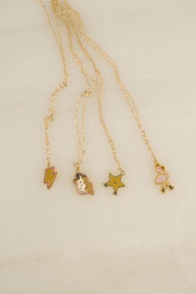 Кольє Tinycottons "DANCING STAR", жовтий 35526594 фото