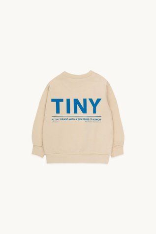 Світшот Tinycottons "TINY", молочний AW24-161 фото