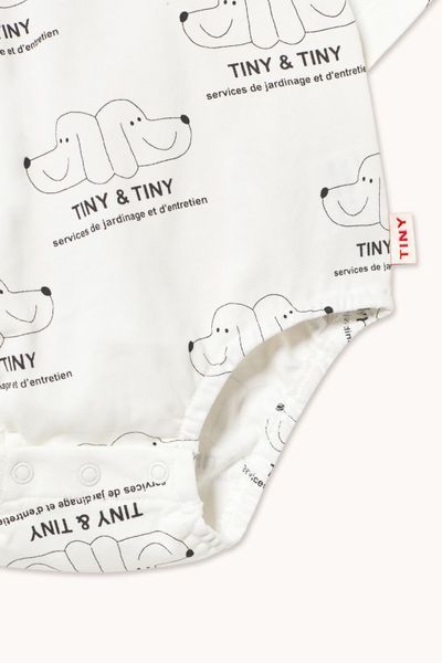 Боді Tinycottons &ldquo;Tiny & Tiny", білий SS26-009 фото